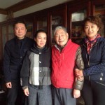 82届高中文课版部分学生拜访葛十朋老师