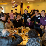 给学长们敬茶